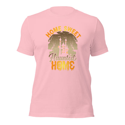 Home Sweet Haunted Home Real Estate Halloween Unisex Light Shirt