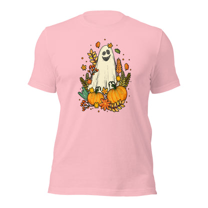 Spooky Ghost Autumn Fall Thanksgiving Unisex Light Shirt