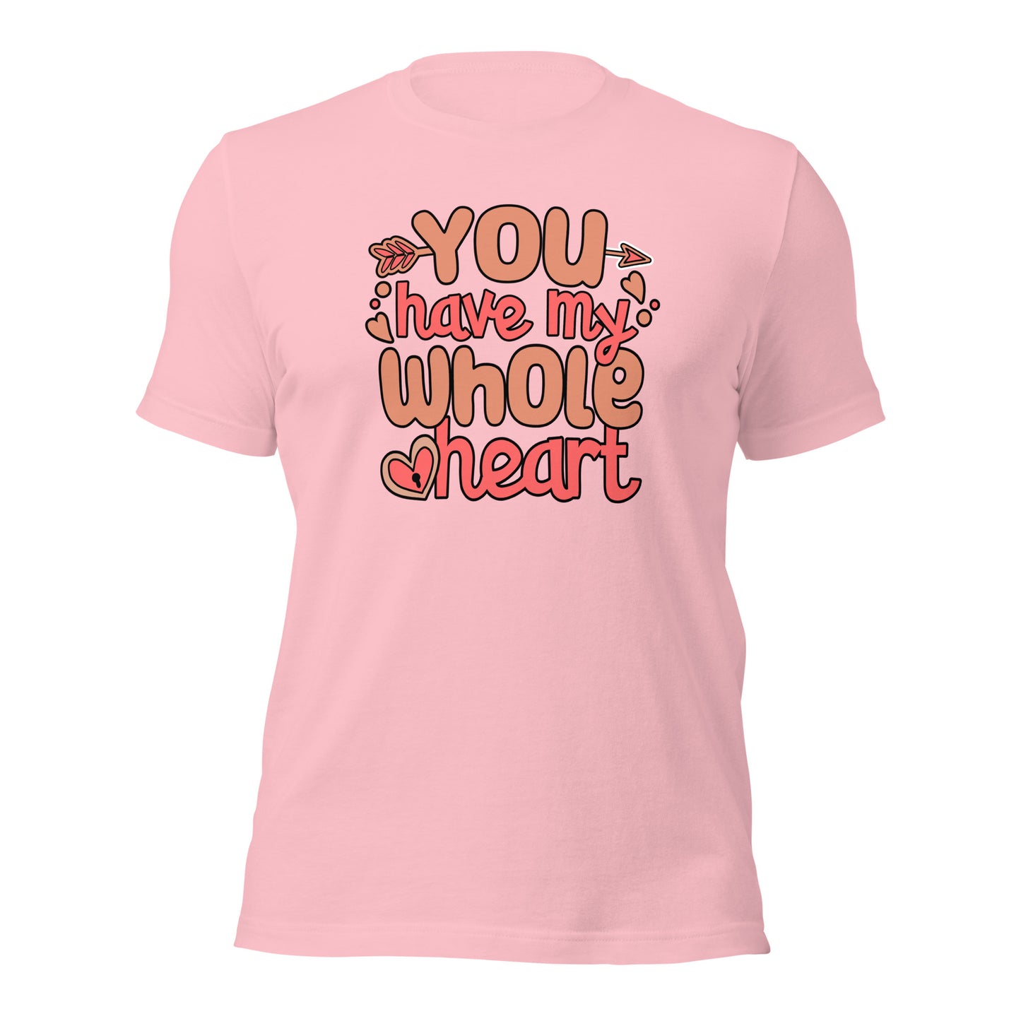 Valentines Day Gift You Have My Whole Heart Couples Light Shirt