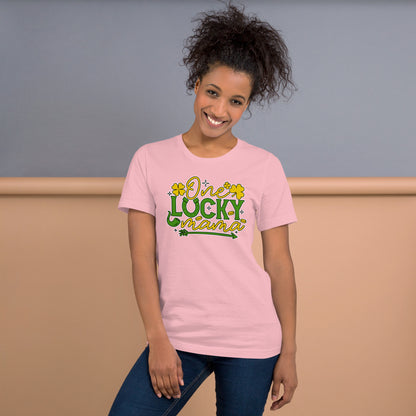 One Lucky Mama St. Pattys Lucky Day Unisex Light Shirt