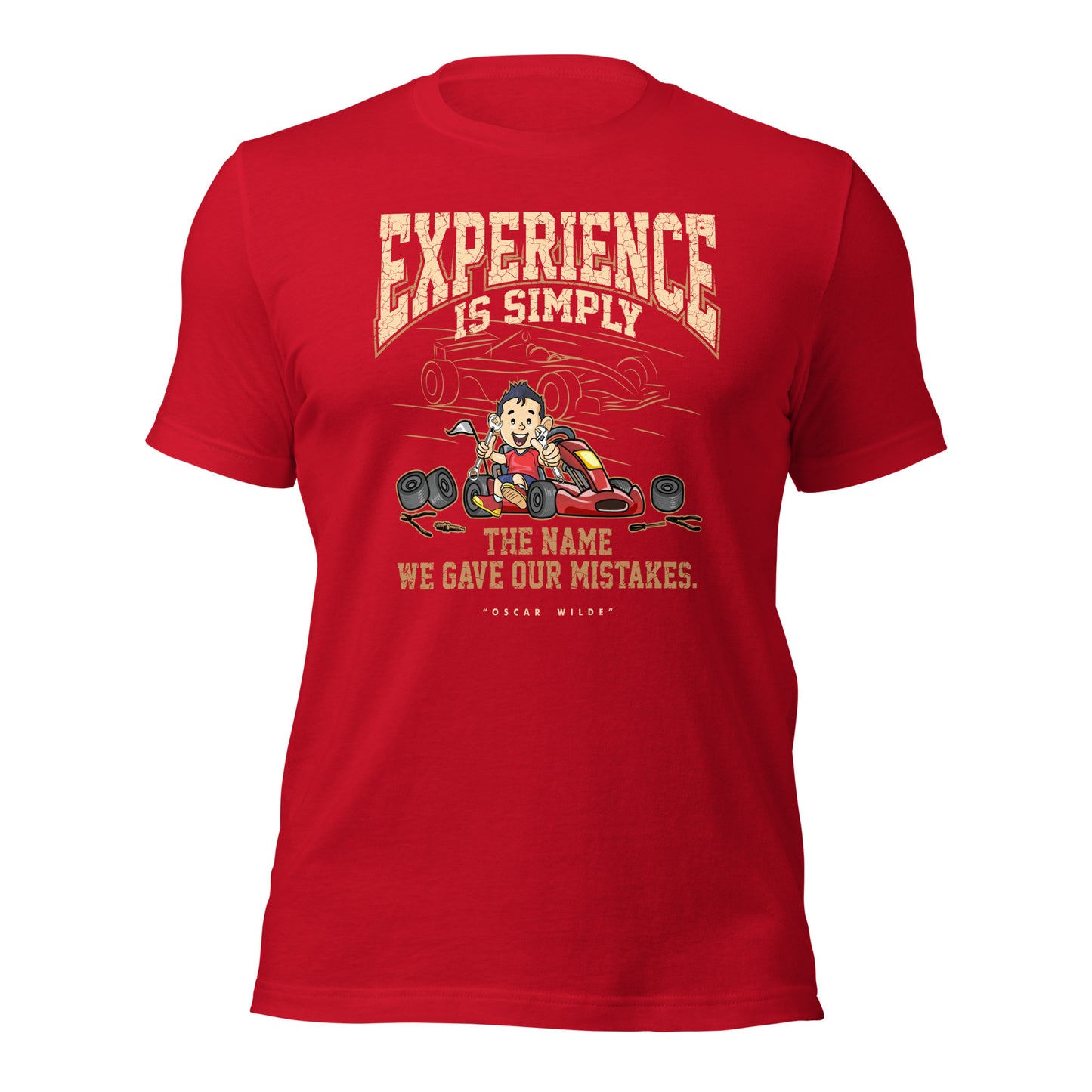 Mechanic Tee Experience Is Simply The Name We Gave Our Mistakes Unisex Dark Shirt