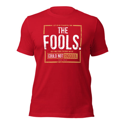 Let Us Be Thankful For The Fool Entrepreneur Gratitude Unisex Dark Tee