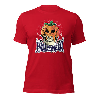 Halloween Pumpkin Skull Head Unisex Dark Shirt