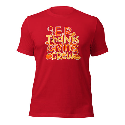 E.R Thankgiving Crew Gratitude Frontliners Unisex Dark Shirt