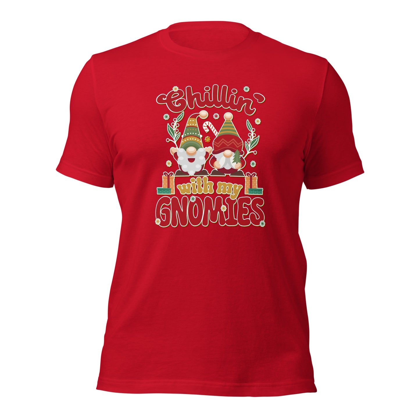 Chillin With My Gnomies Christmas Unisex Dark Shirt