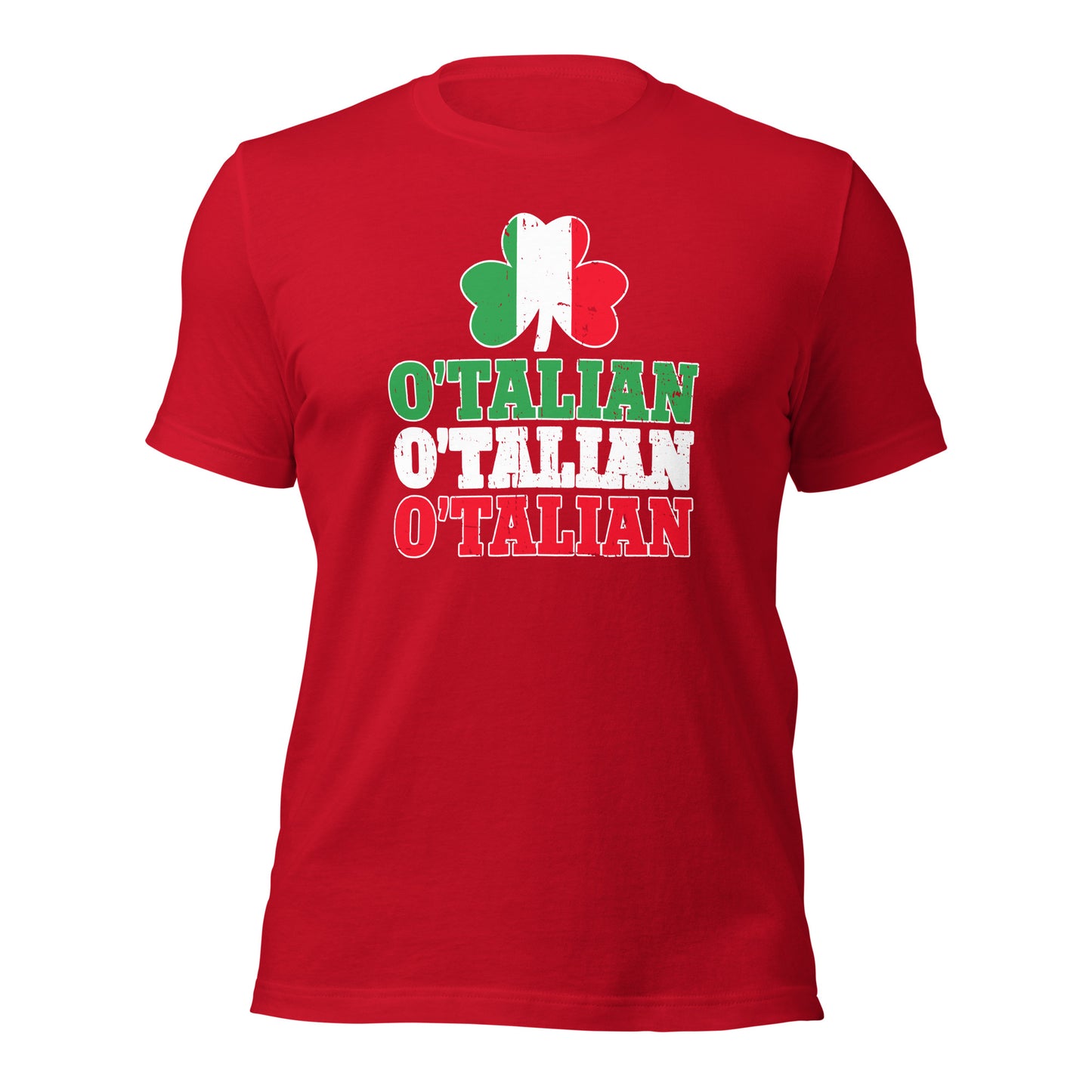 O' Talian Green St. Patricks Is Italian Unisex Dark Shirt