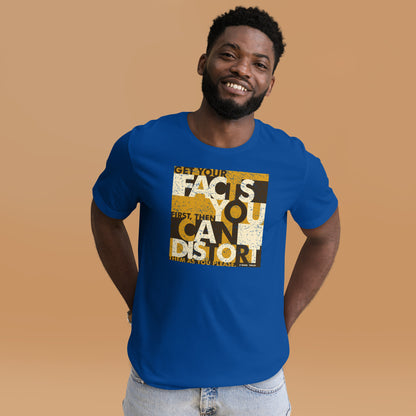 Get Your Facts Journalism Gift Vintage Unisex Dark Tee