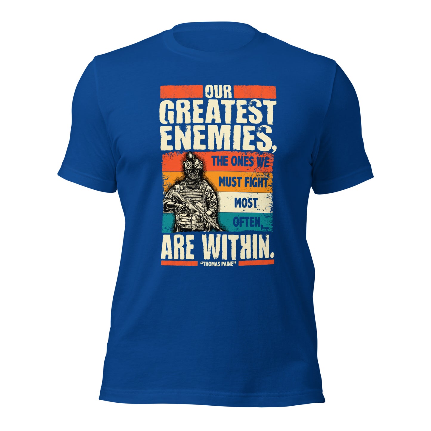 Thomas Paine The Greatest Enemies Unisex Dark Shirt