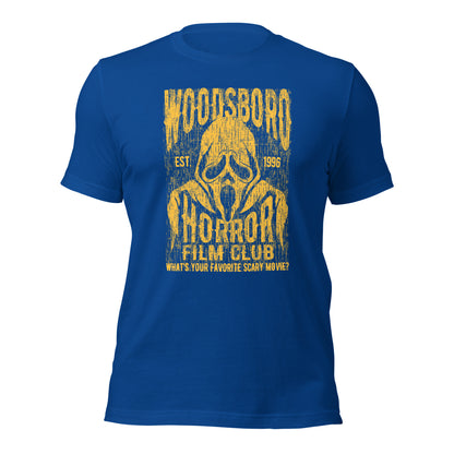 Woodsboro Horror Film Club Movie Lover Halloween Dark Shirt