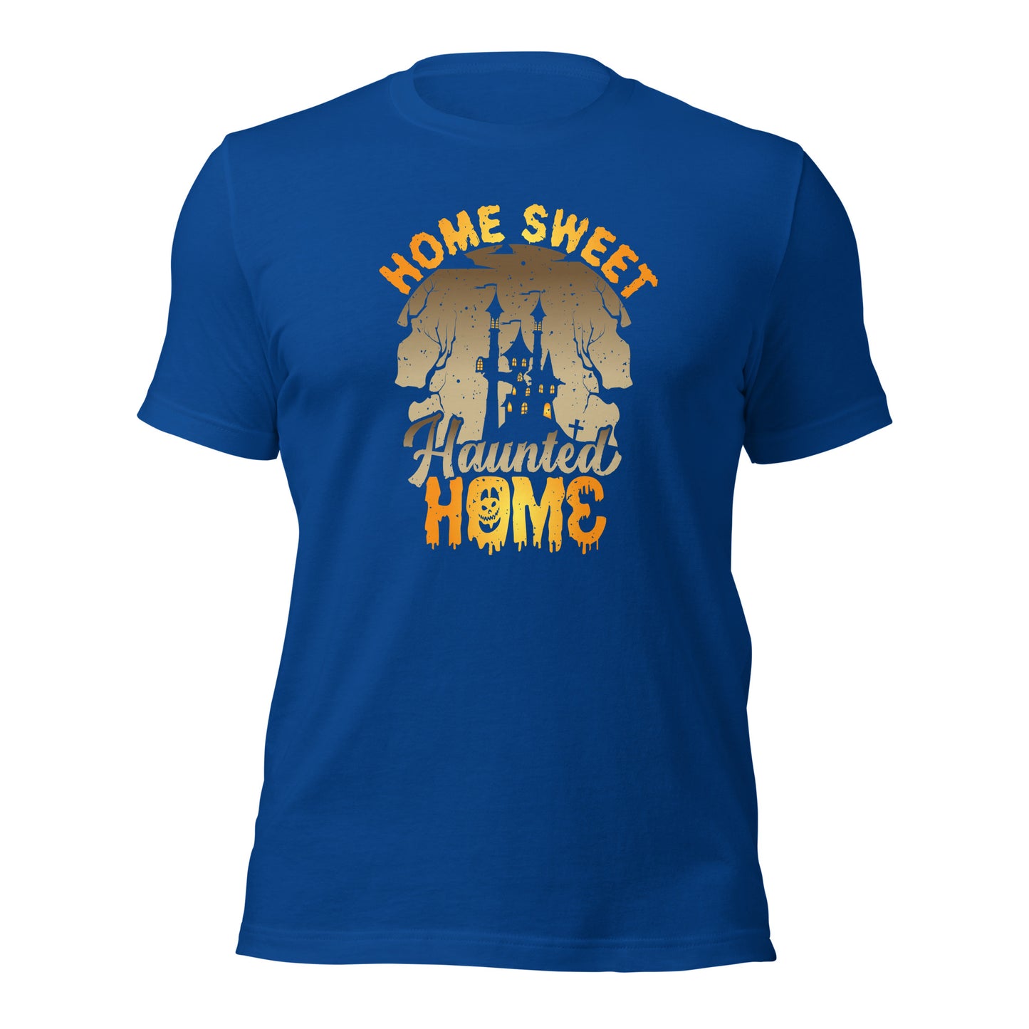 Home Sweet Haunted Home Real Estate Halloween Unisex Dark Shirt