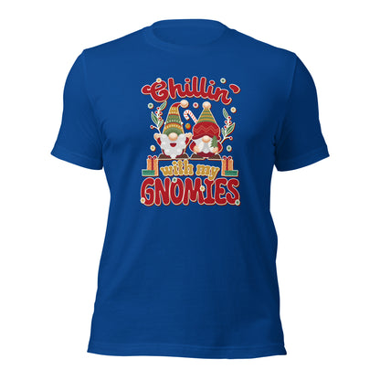 Chillin With My Gnomies Christmas Unisex Dark Shirt