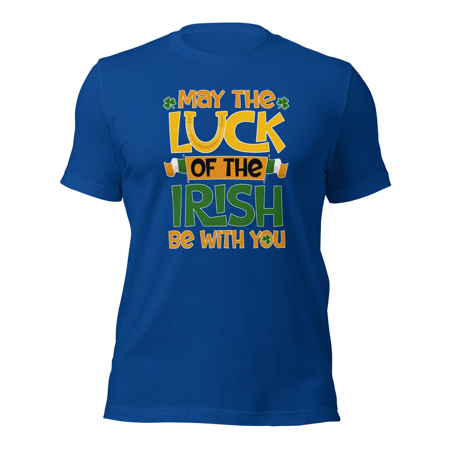 May The Luck Of The Irish Be With You St. Patricks Day Shenanigans Unisex Dark T-Shirt