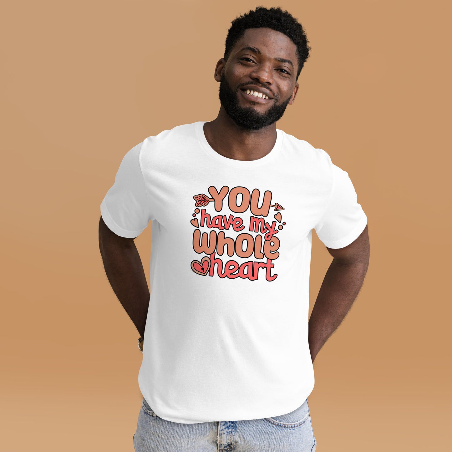 Valentines Day Gift You Have My Whole Heart Couples Light Shirt