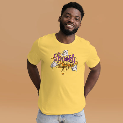 Spooky Season Happy Ghoulish Spooky Vibes Unisex Light Shirt