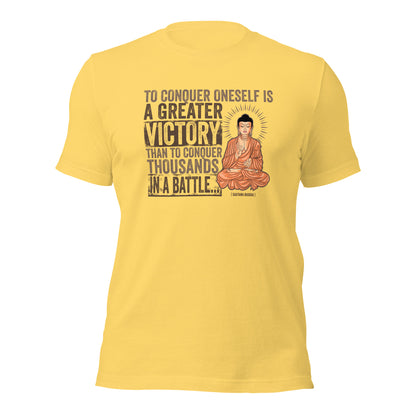 To Conquer Oneself Is A Greater Victory Inner Peace Unisex Light Shirt