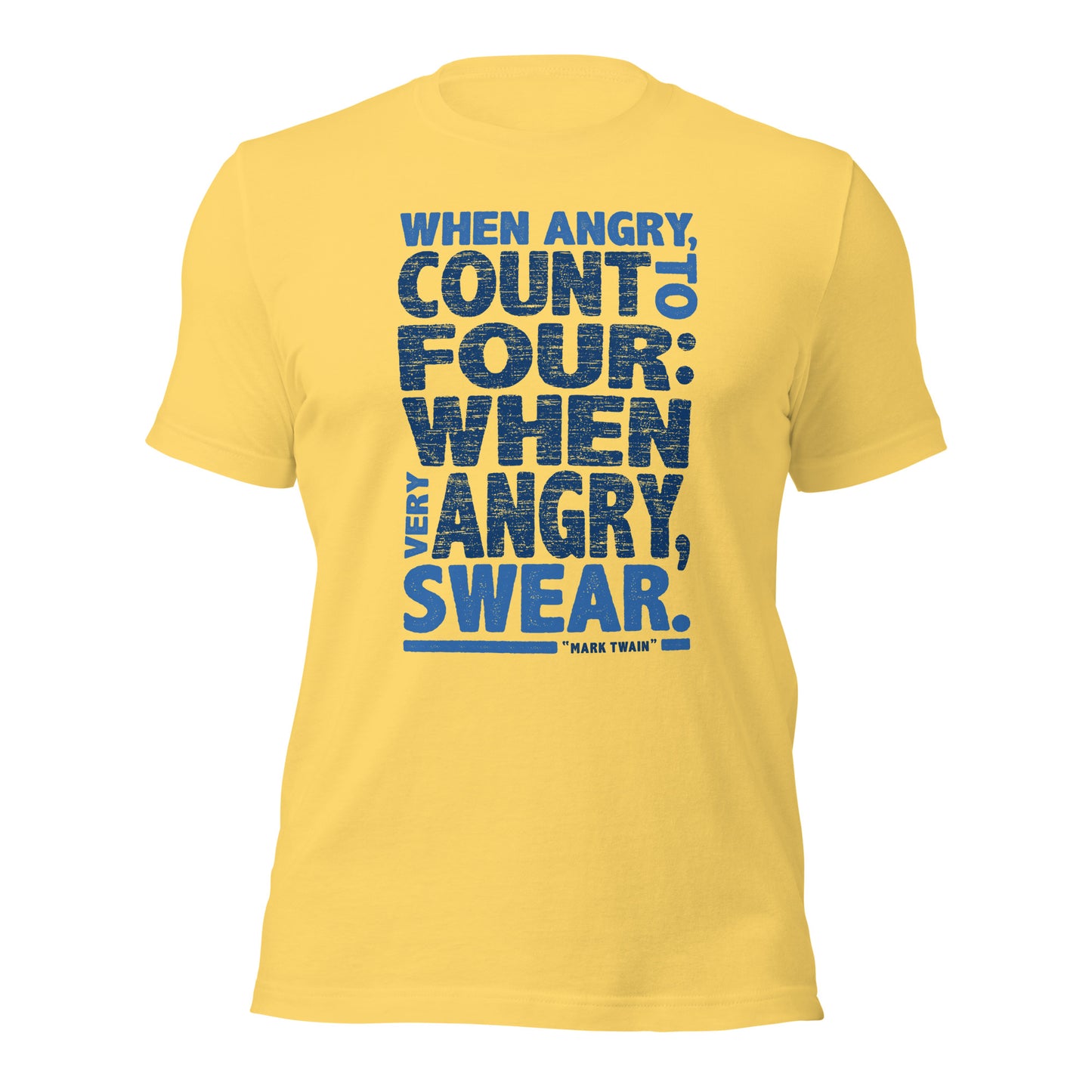 When Angry Count To Four Anger Coach Unisex Light Shirt