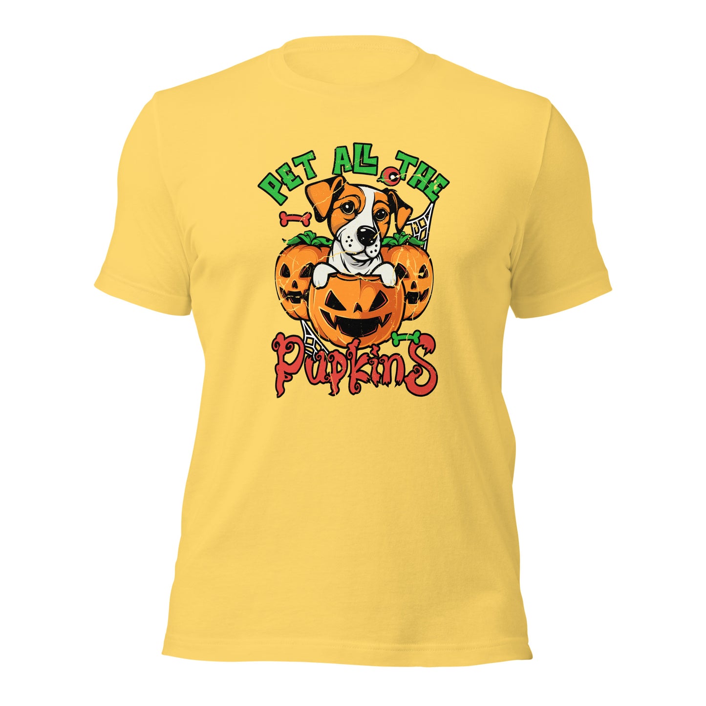 Pet All The Pupkins Purr Parent Animal Lover Unisex Light Tee