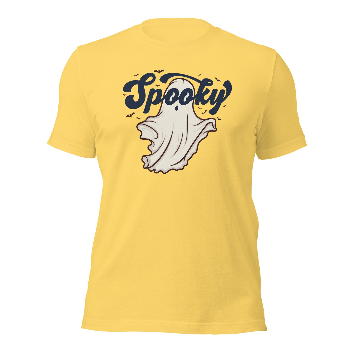 Spooky Ghost Halloween Creepy Boo Unisex Light Shirt