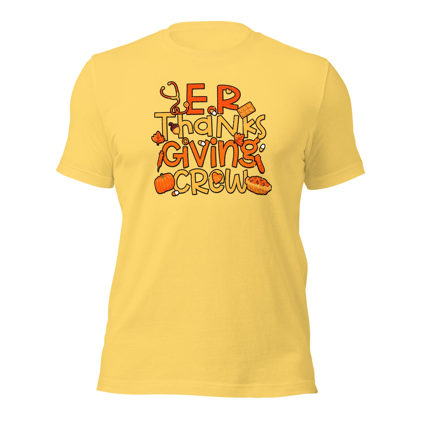 E.R Thankgiving Crew Gratitude Frontliners Unisex Light Shirt