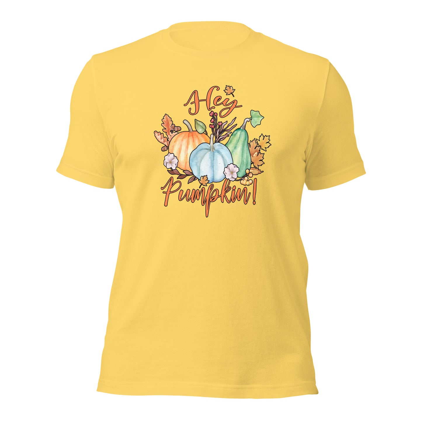 Hey Pumpkin Fall Thanksgiving Patch Unisex Light Shirt