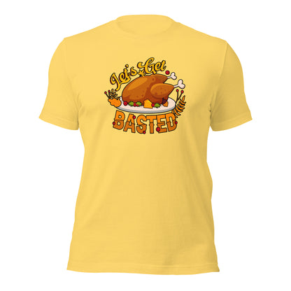 Let's Get Basted Family Thanksgiving Dinner Unisex Light Shirt