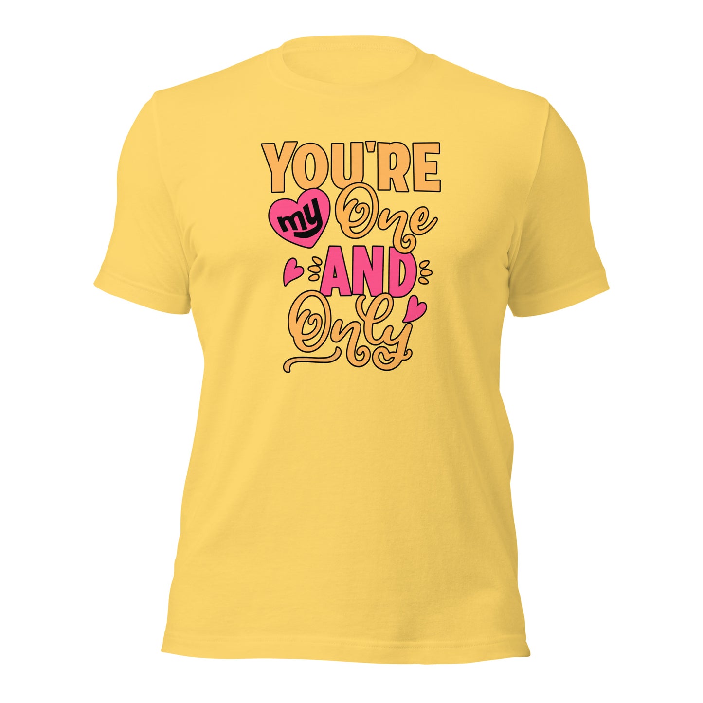 Married Couple You're My One And Only Valentines Day Unisex Light Shirt