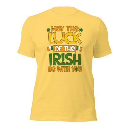 May The Luck Of The Irish Be With You St. Patricks Day Shenanigans Unisex Light T-Shirt