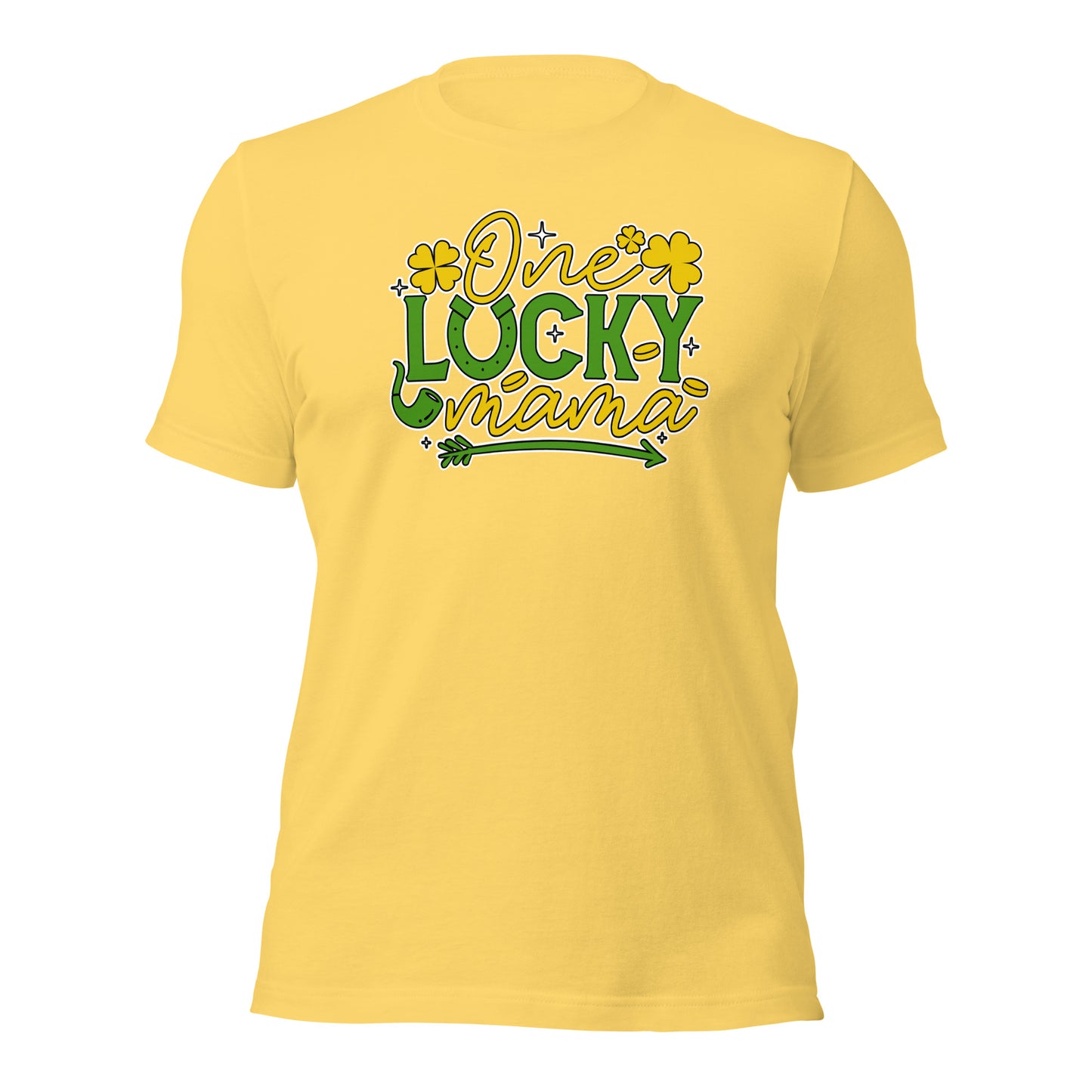 One Lucky Mama St. Pattys Lucky Day Unisex Light Shirt