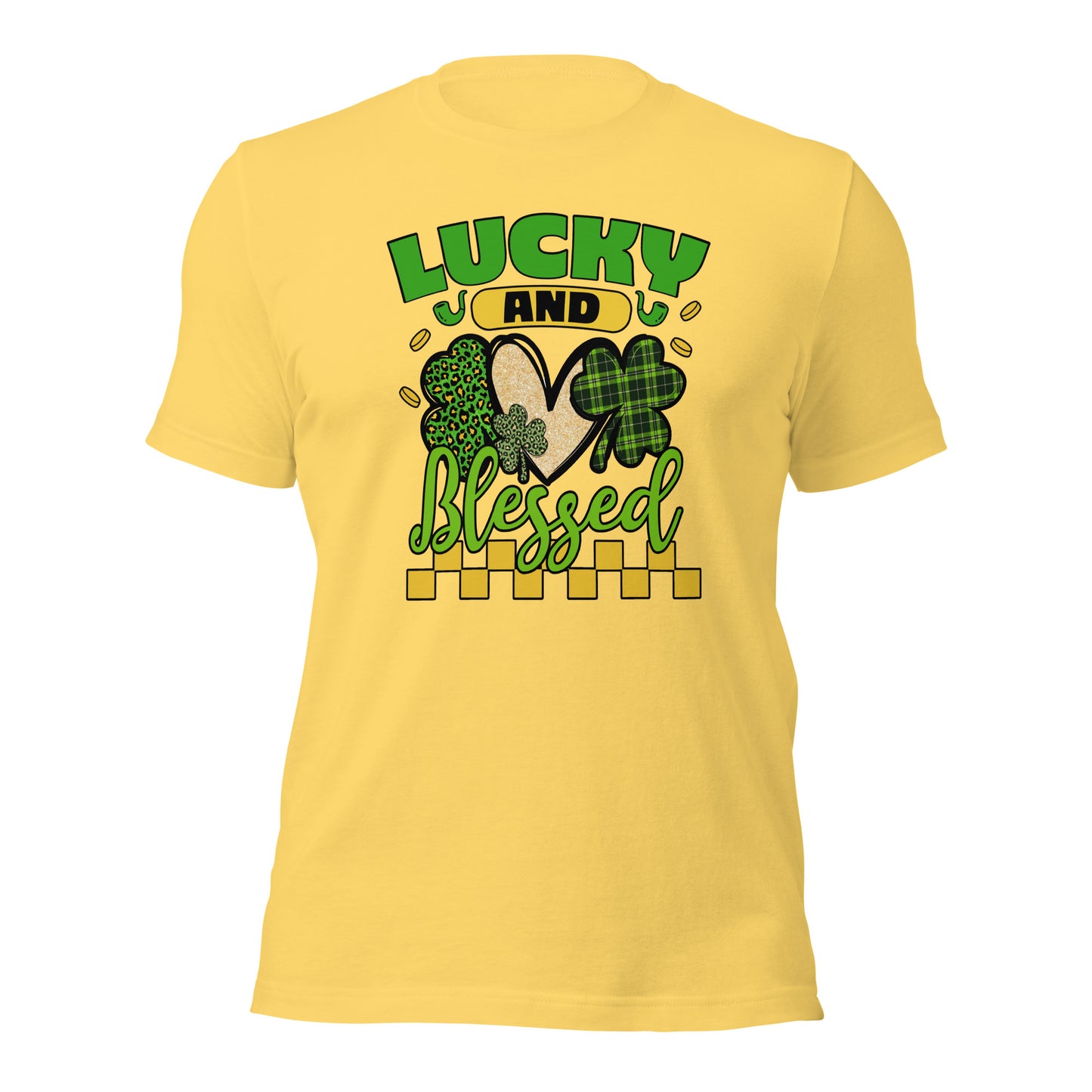 Lucky And Blessed Green Day Lucky Heart Unisex Shirt