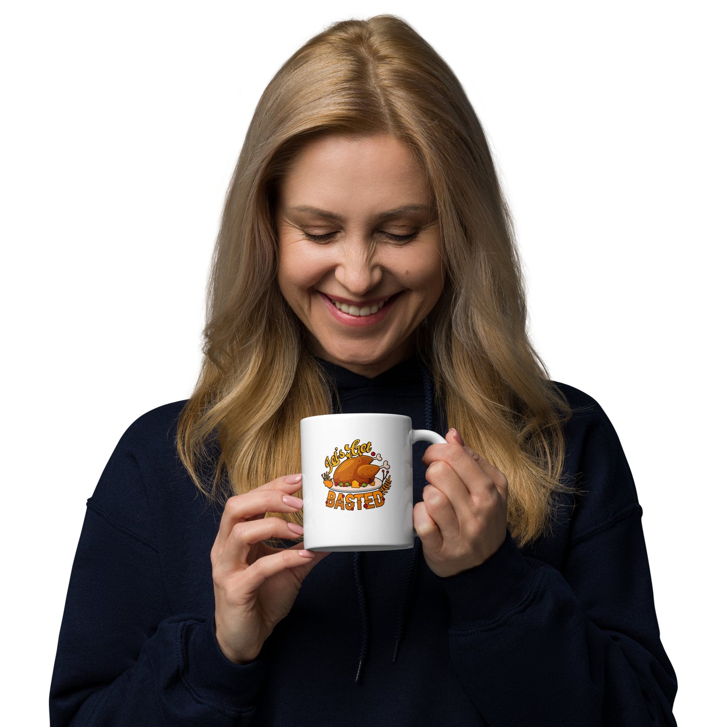 Let's Get Basted Family Thanksgiving Dinner Mugs