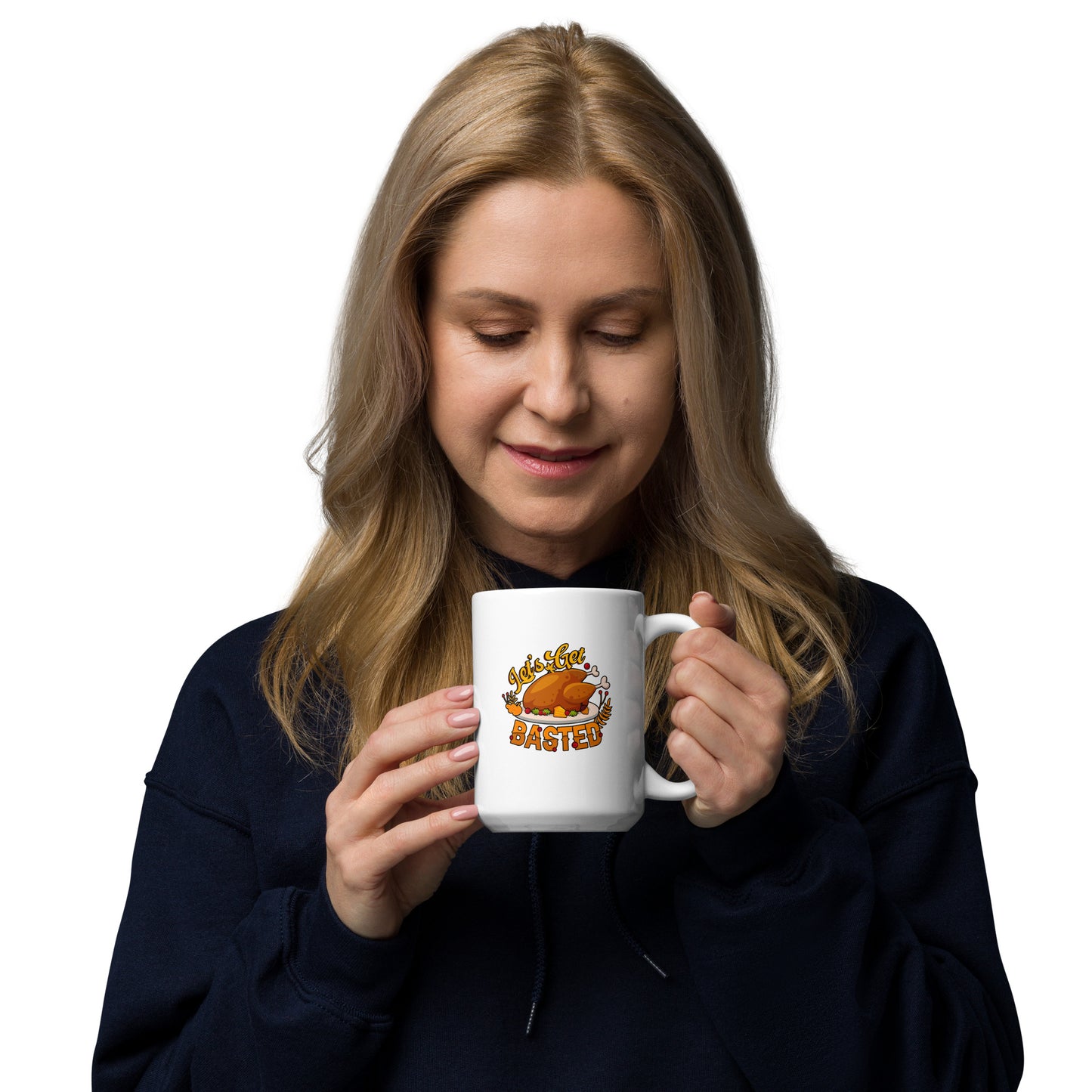 Let's Get Basted Family Thanksgiving Dinner Mugs