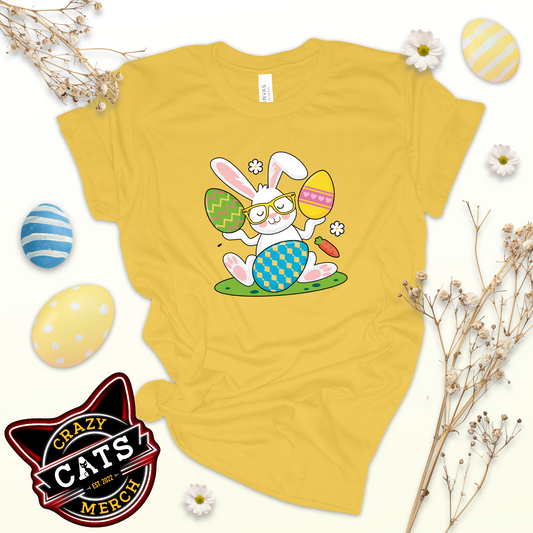 Cute Easter Bunny Unisex Light Shirt For All Ages