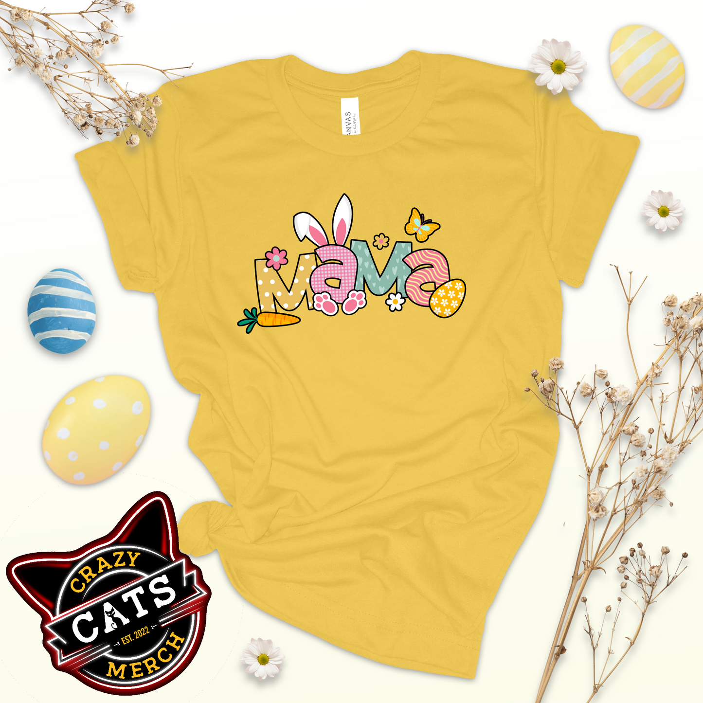 Mama Bunny Easter Women's T-Shirt Gift For Mom Light Shirt