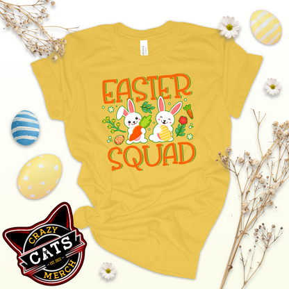 Easter Squad Bunnies Family Matching Unisex Light Shirt