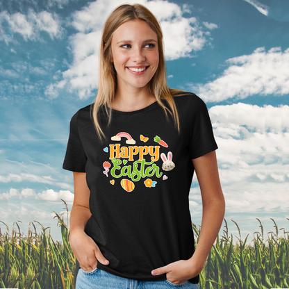 Happy Easter Day Graphic Unisex Adult Dark Shirt