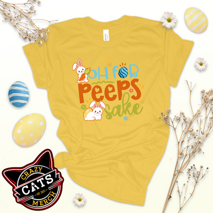 Oh For Peeps Sake Easter Day Unisex Adult Tops Light Shirt