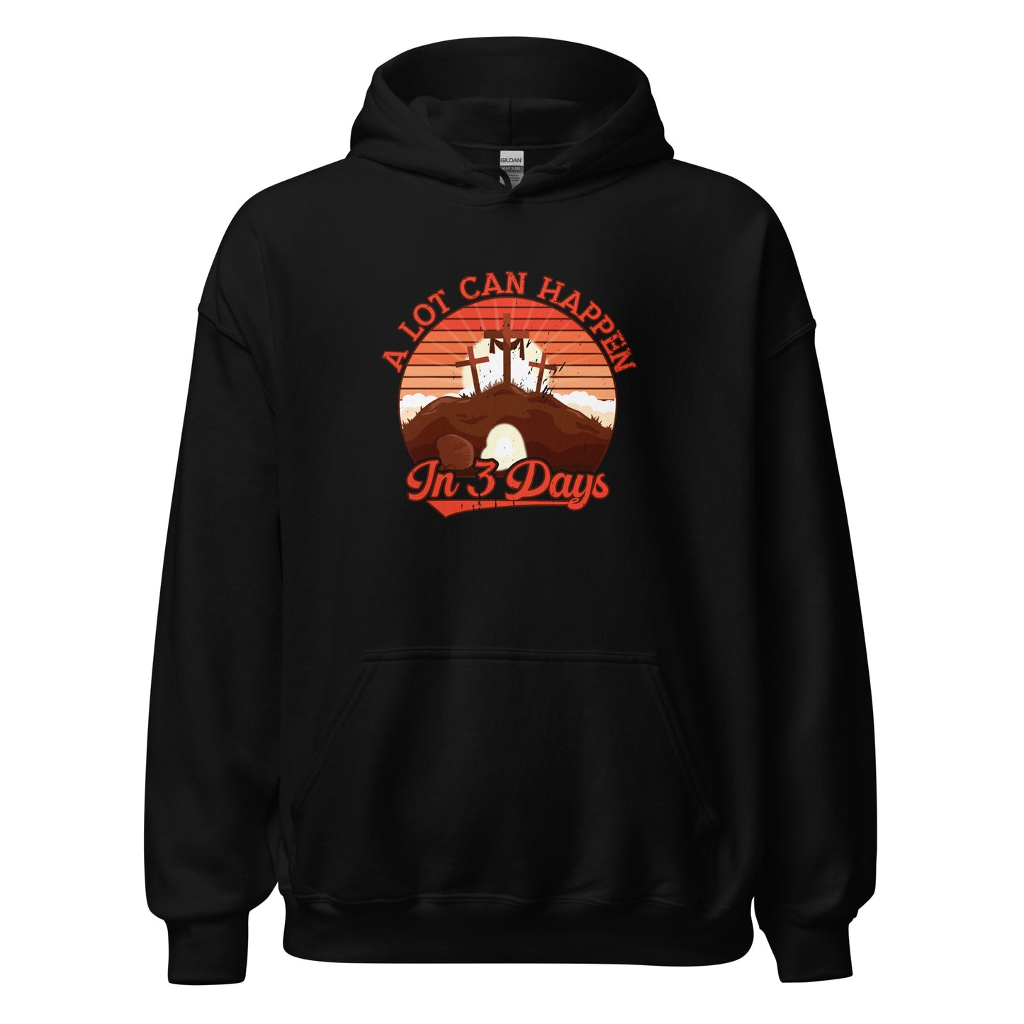 A Lot Can Happen In 3 Days Unisex Easter Dark Hoodie For Adult