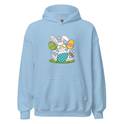 Cute Easter Bunny Unisex Light Hoodie For All Ages