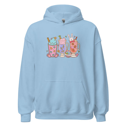 Coffee Lover Milk Shake Easter Unisex Adults Top Light Hoodie