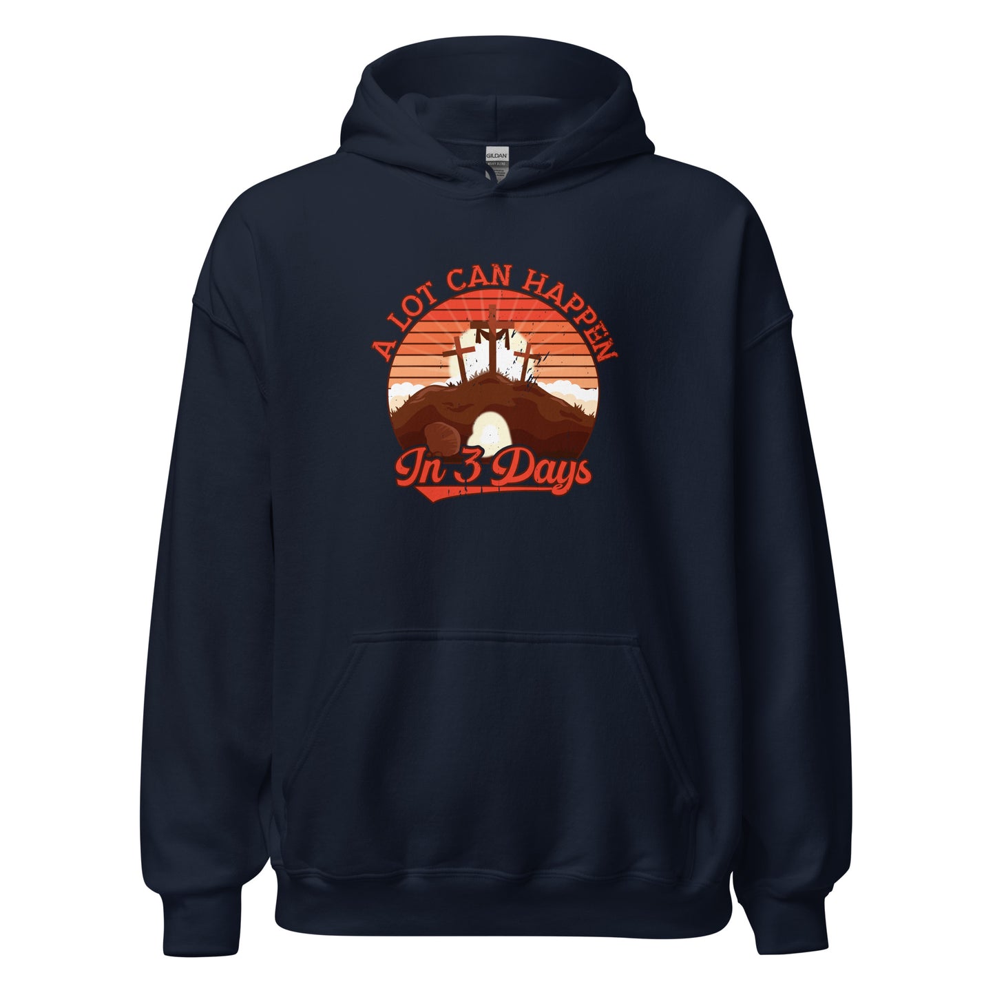 A Lot Can Happen In 3 Days Unisex Easter Dark Hoodie For Adult