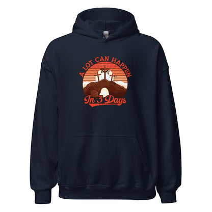 A Lot Can Happen In 3 Days Unisex Easter Dark Hoodie For Adult