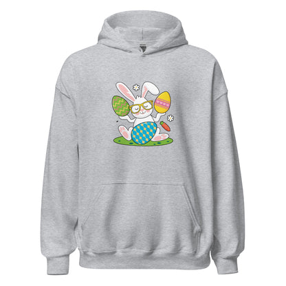 Cute Easter Bunny Unisex Light Hoodie For All Ages