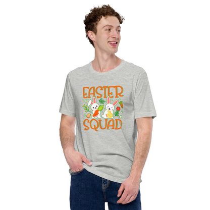 Easter Squad Bunnies Family Matching Unisex Light Shirt