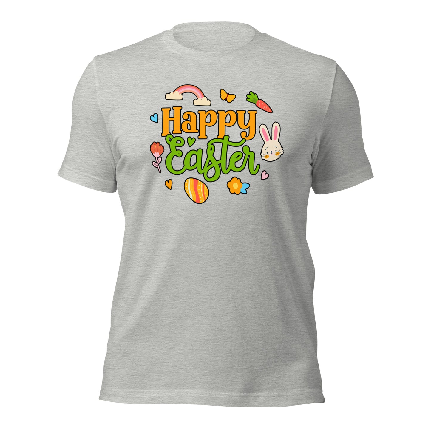 Happy Easter Day Graphic Unisex Adult Light Shirt