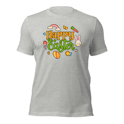 Happy Easter Day Graphic Unisex Adult Light Shirt