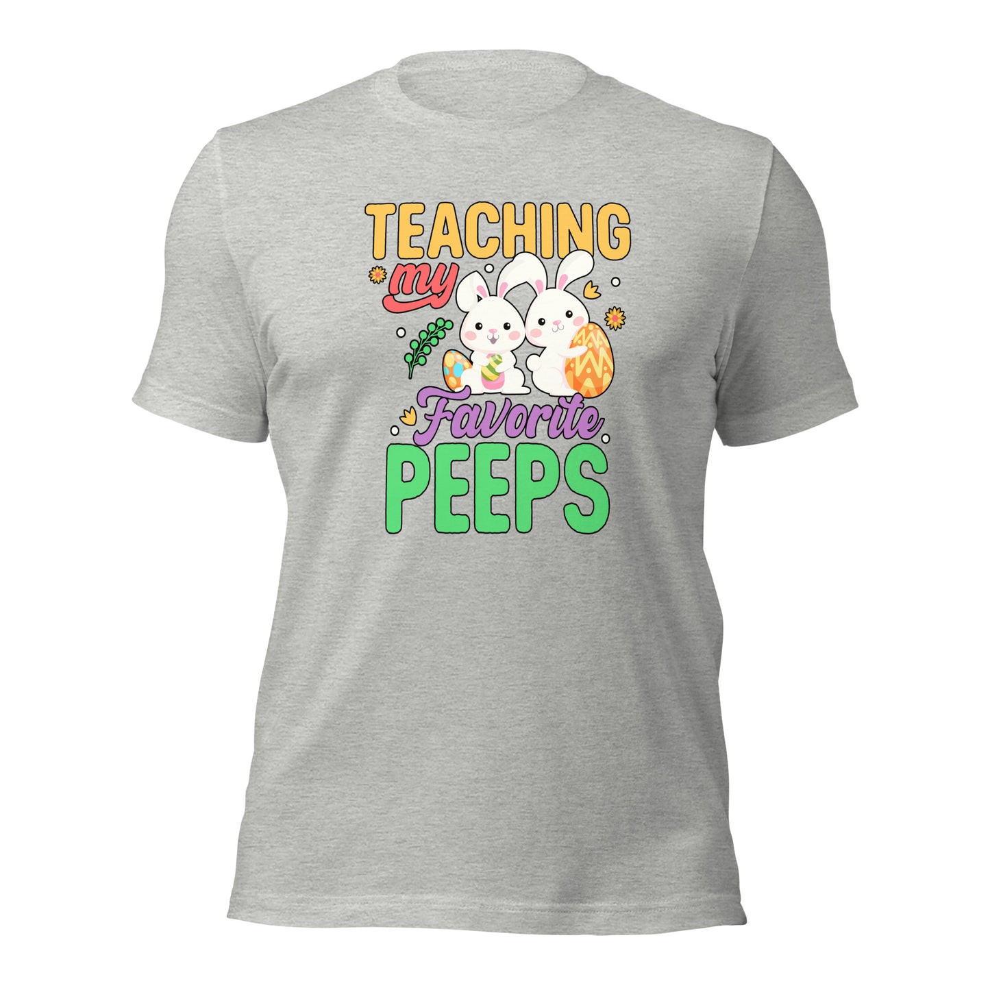 Teachers Easter Shirt Teaching My Favorite Peeps Tee Light Shirt