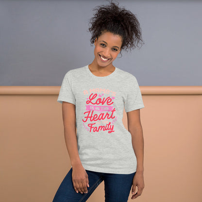 A Mama's Love Is In The Heart Of The Family Mothers Light Shirt