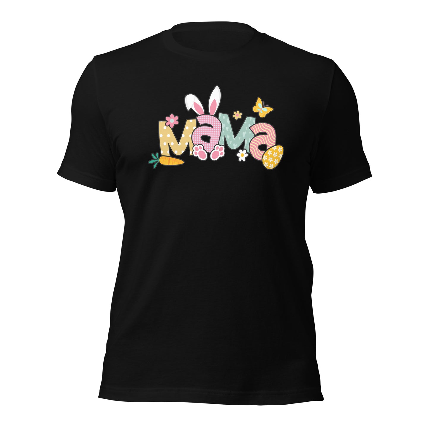 Mama Bunny Easter Women's Dark T-Shirt Gift For Mom