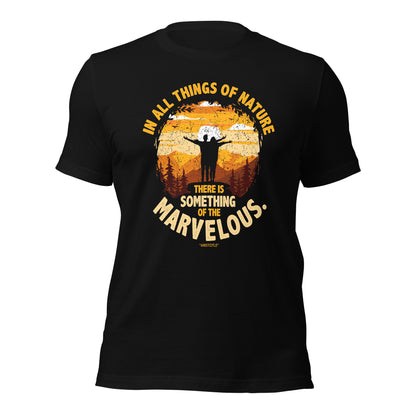 In All Things Of Nature There Is Something Unisex Dark Shirt