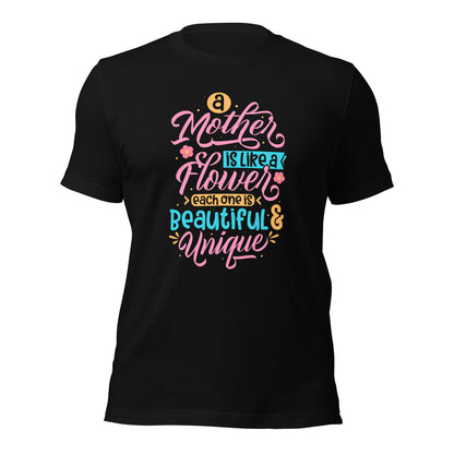 Mother's Day A Mother Is Like A Flower Unisex Dark Shirt